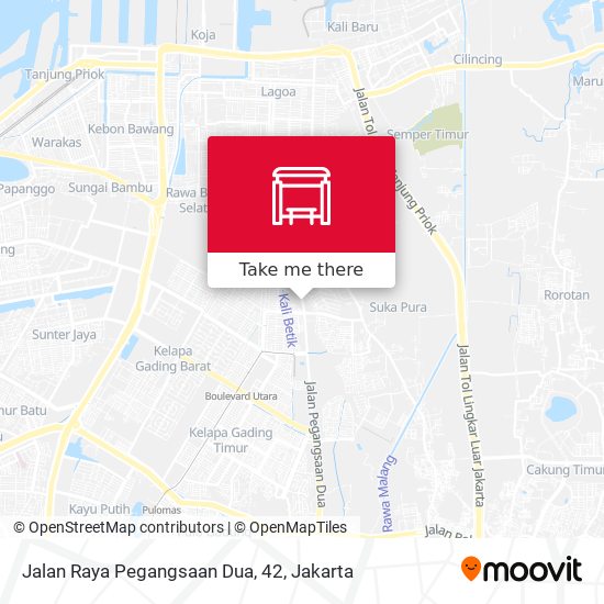 Jalan Raya Pegangsaan Dua, 42 map