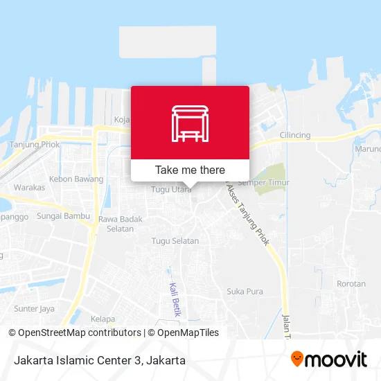 Jakarta Islamic Center 3 map