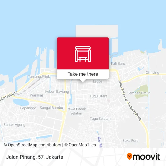 Jalan Pinang, 57 map