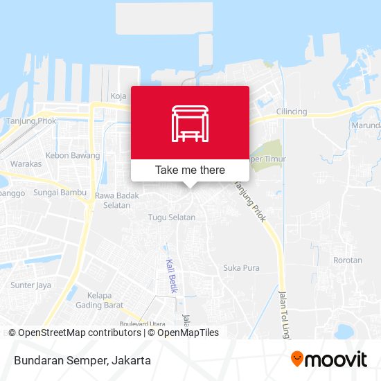 Bundaran Semper map