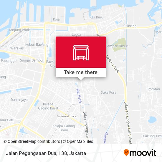 Jalan Pegangsaan Dua, 138 map