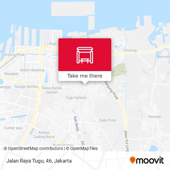 Jalan Raya Tugu, 46 map