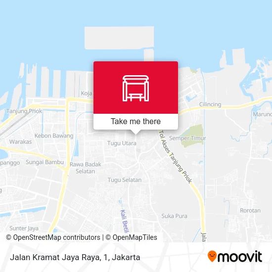 Jalan Kramat Jaya Raya, 1 map