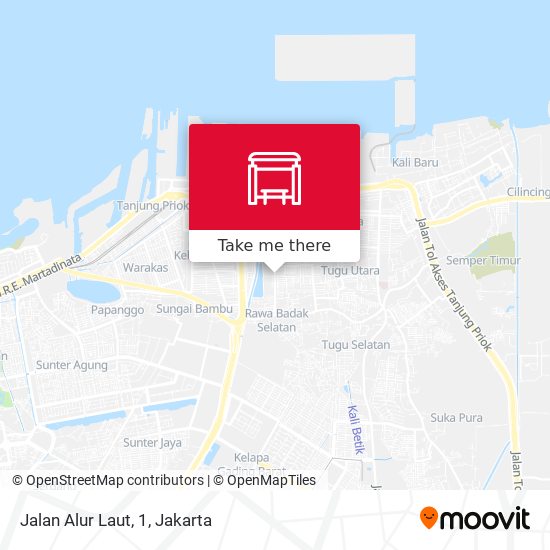 Jalan Alur Laut, 1 map