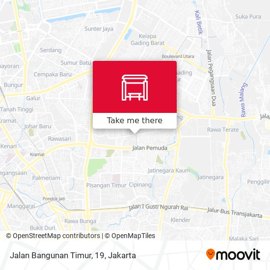 Jalan Bangunan Timur, 19 map