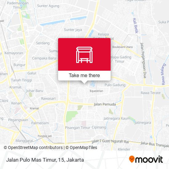 Jalan Pulo Mas Timur, 15 map