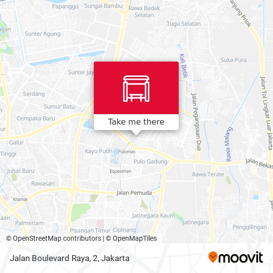 Jalan Boulevard Raya, 2 map