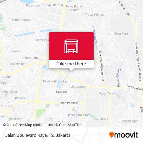 Jalan Boulevard Raya, 12 map