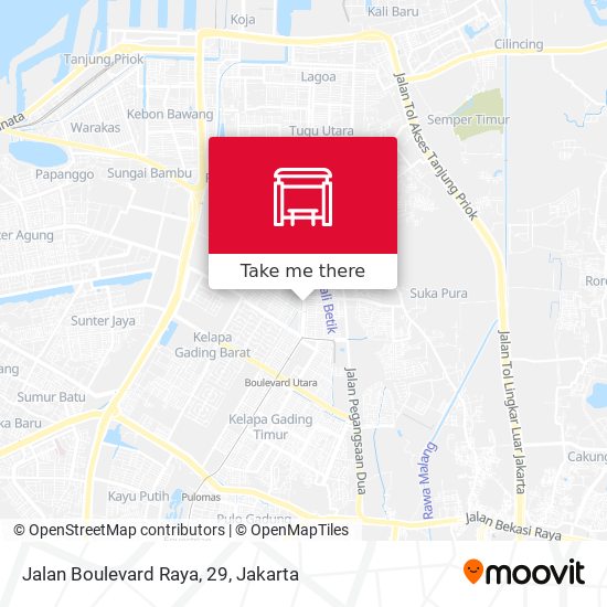 Jalan Boulevard Raya, 29 map