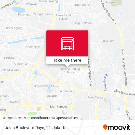 Jalan Boulevard Raya, 12 map