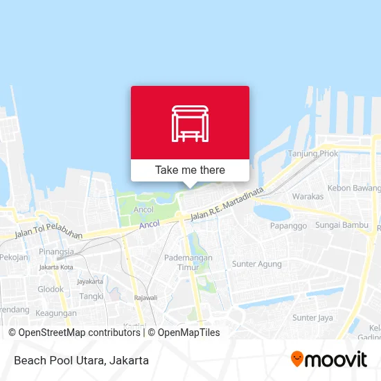 Beach Pool Utara map