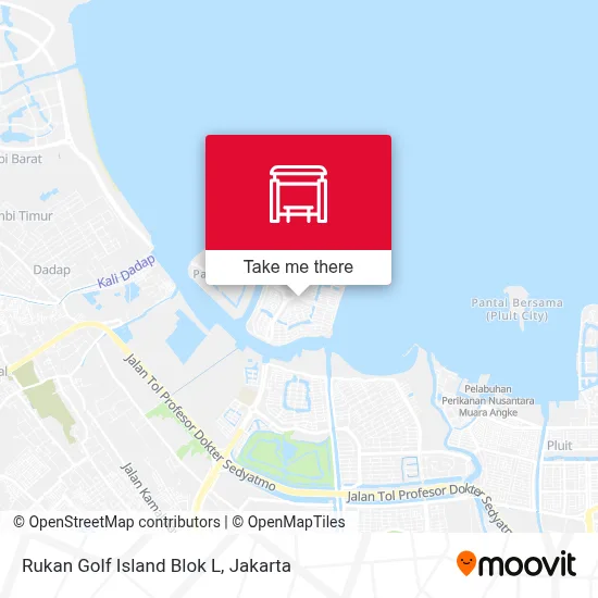 Rukan Golf Island Blok L map