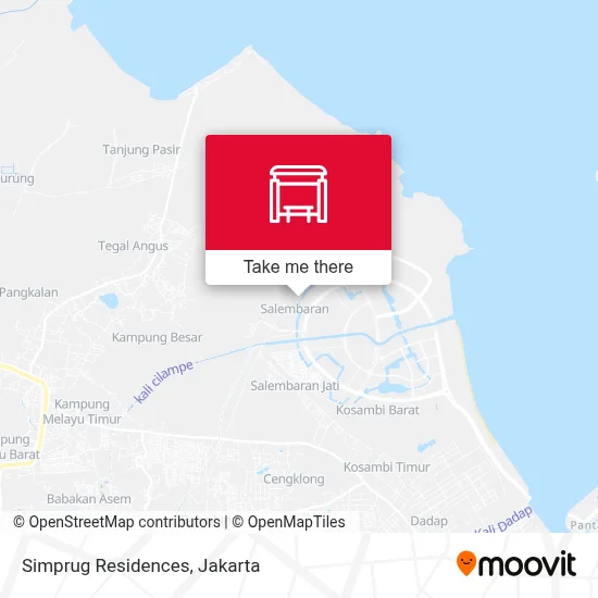 Simprug Residences map