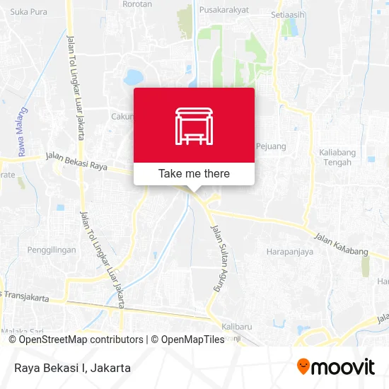 Raya Bekasi I map