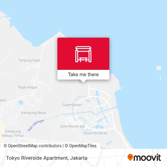 Tokyo Riverside Apartment map