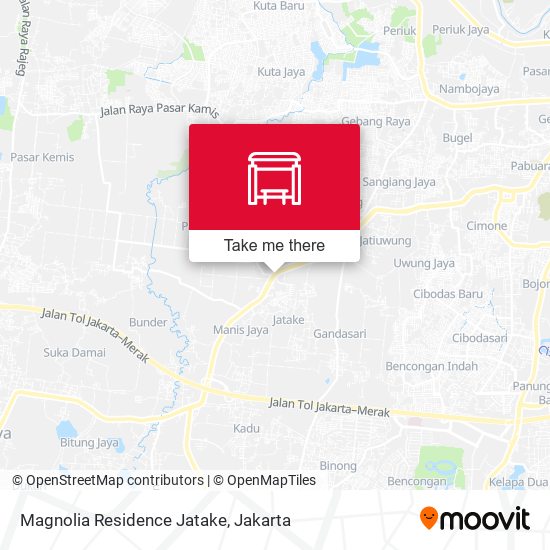 Magnolia Residence Jatake map