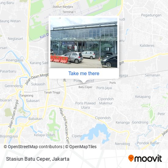 Stasiun Batu Ceper map