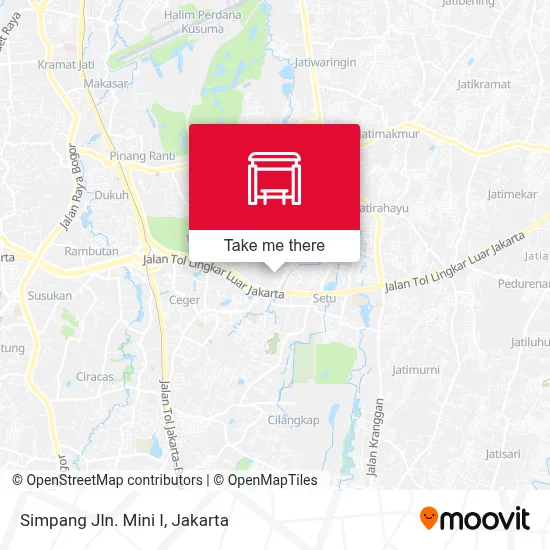 Simpang Jln. Mini I map