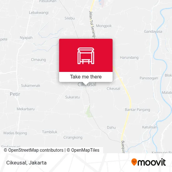 Cikeusal map