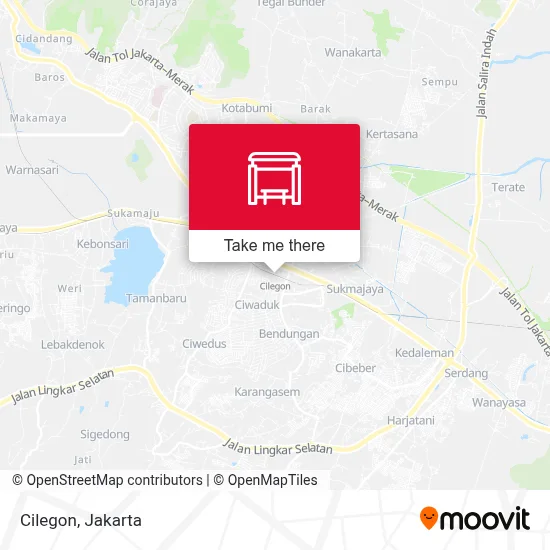 Cilegon map