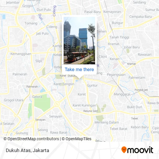 Dukuh Atas map