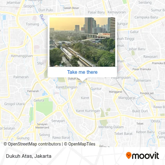 Dukuh Atas map