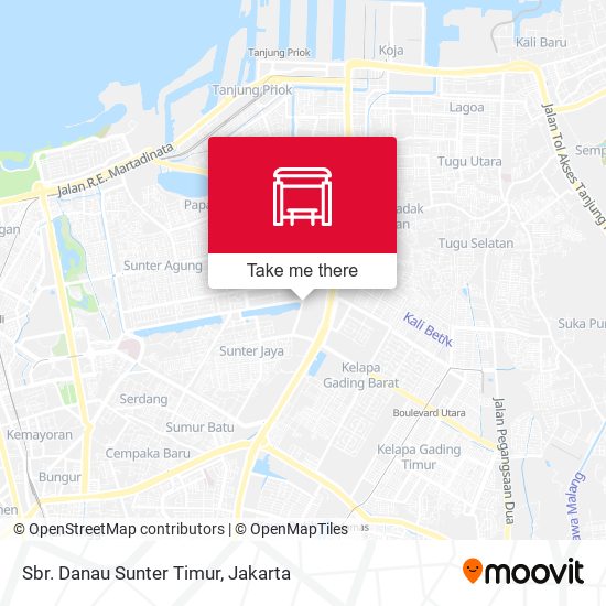Sbr. Danau Sunter Timur map