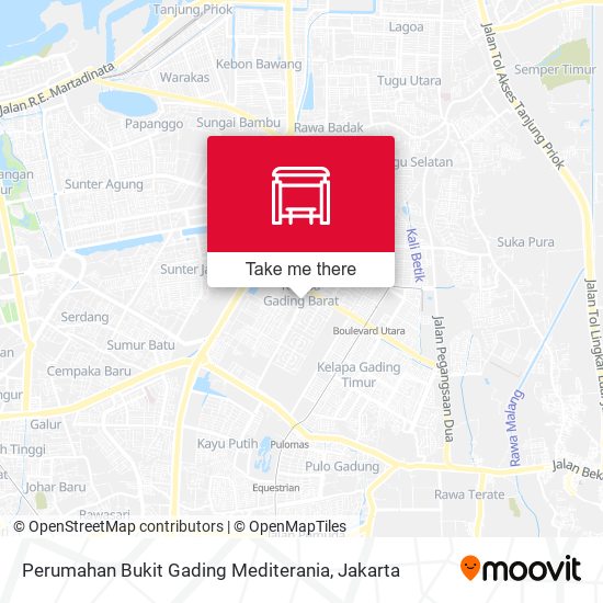 Perumahan Bukit Gading Mediterania map