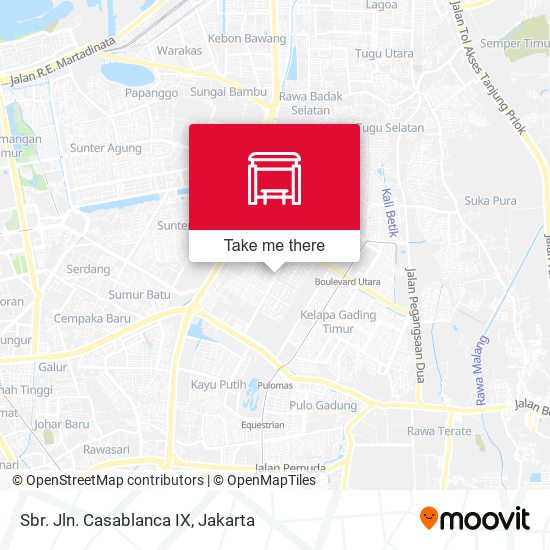 Sbr. Jln. Casablanca IX map