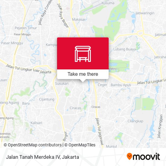 Jalan Tanah Merdeka IV map