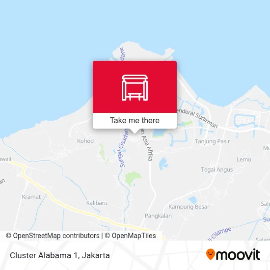 Cluster Alabama 1 map