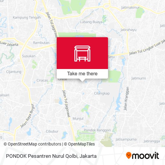 PONDOK Pesantren Nurul Qolbi map