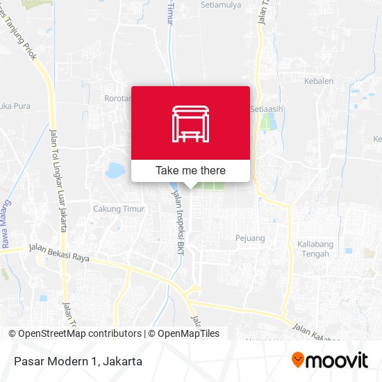 Pasar Modern 1 map