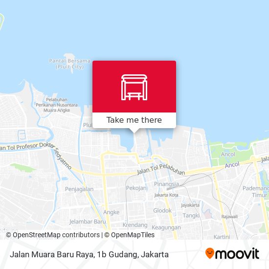 Jalan Muara Baru Raya, 1b Gudang map