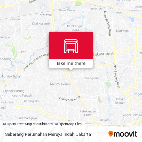 Seberang Perumahan Meruya Indah map