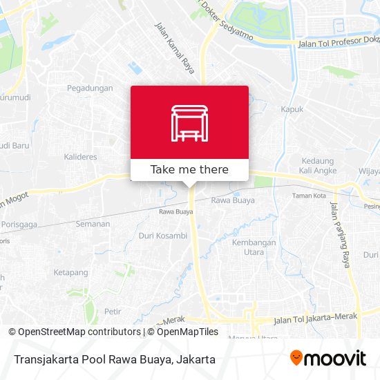 Transjakarta Pool Rawa Buaya map