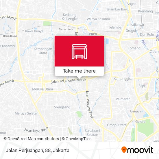 Jalan Perjuangan, 88 map