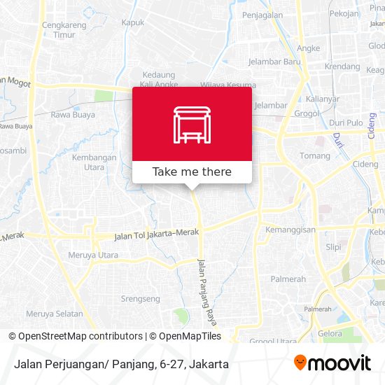 Jalan Perjuangan/ Panjang, 6-27 map