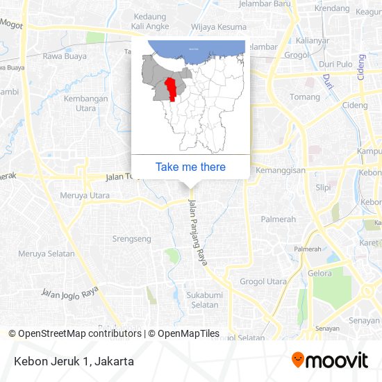 Kebon Jeruk 1 map