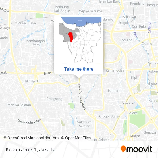 Kebon Jeruk 1 map