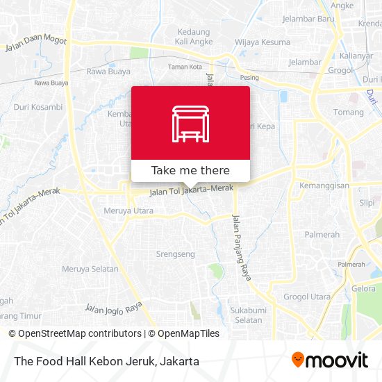 The Food Hall Kebon Jeruk map