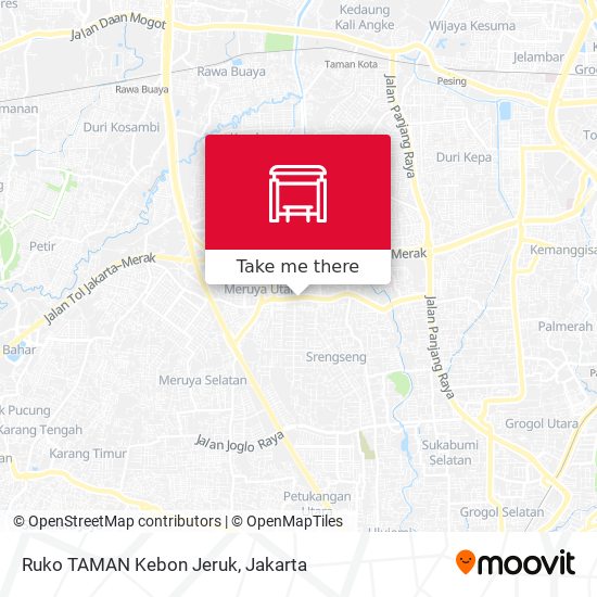 Ruko TAMAN Kebon Jeruk map