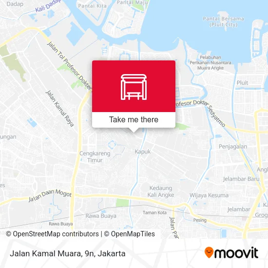 Jalan Kamal Muara, 9n map