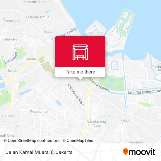 Jalan Kamal Muara, 8 map