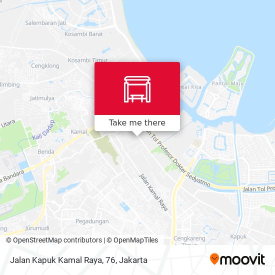 Jalan Kapuk Kamal Raya, 76 map
