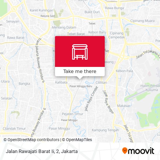 Jalan Rawajati Barat Ii, 2 map