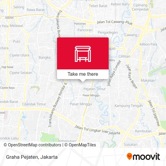 Graha Pejaten map