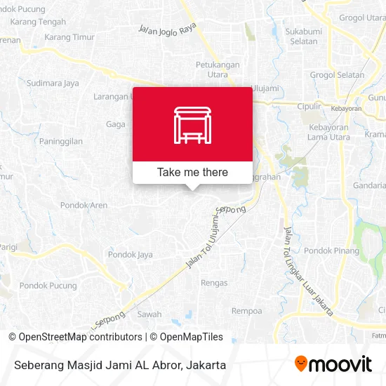 Seberang Masjid Jami AL Abror map