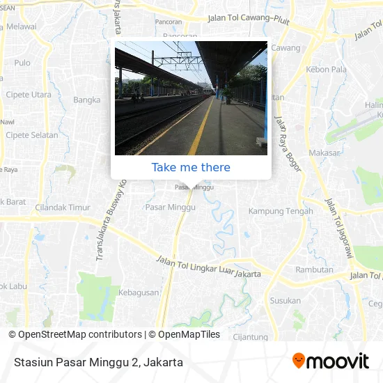 Stasiun Pasar Minggu 2 map