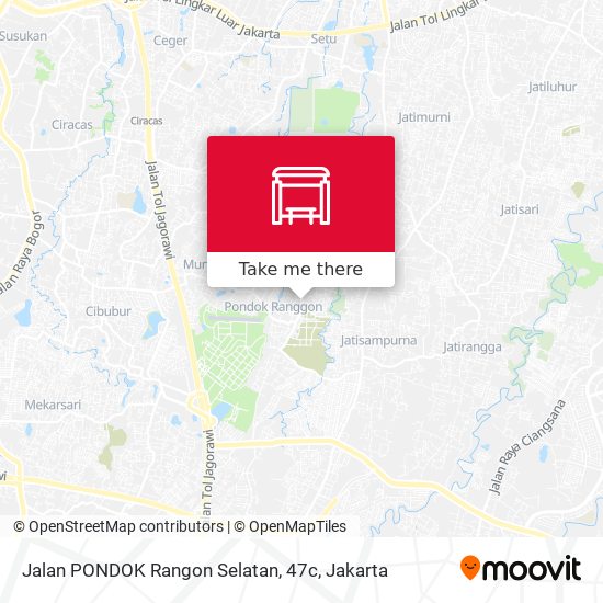 Jalan PONDOK Rangon Selatan, 47c map